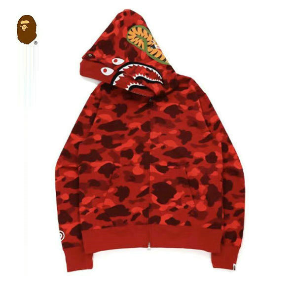 %E5%BE%AE%E4%BF%A1%E5%9B%BE%E7%89%87 20221222150316 109098 13 - BAPE 雙帽迷彩鯊魚寬鬆連帽拉鏈衛衣外套 男女同款 紅迷彩#特價搶購