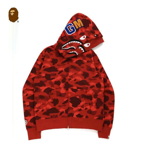 %E5%BE%AE%E4%BF%A1%E5%9B%BE%E7%89%87 20221222150316 109098098 1 - BAPE 雙帽迷彩鯊魚寬鬆連帽拉鏈衛衣外套 男女同款 紅迷彩#特價搶購