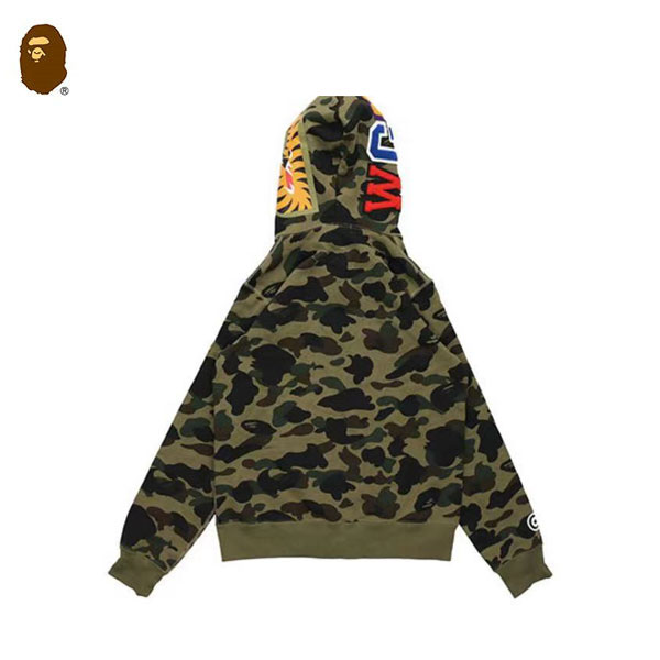 NB.jpg98.jpg098 - BAPE 迷彩鯊魚連帽衛衣外套 男女同款 黃/綠迷彩#快速出貨