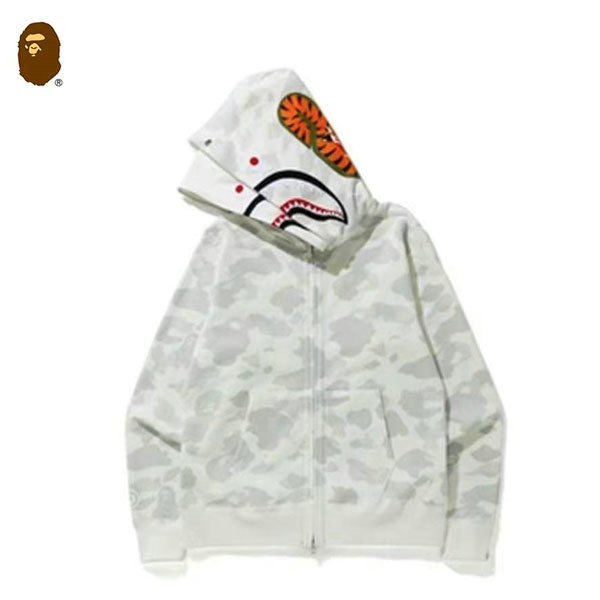 NB.jpg98.jpg3  - BAPE Sta Camo Shark Zip Hoodie 迷彩鯊魚拉鏈連帽衛衣 男女同款 黃/綠#好穿舒適