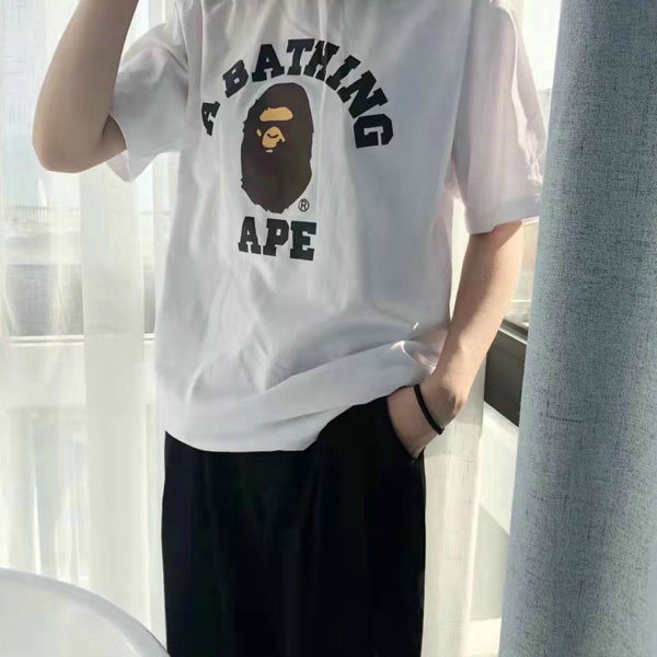 %E5%BE%AE%E4%BF%A1%E5%9B%BE%E7%89%87 20221222150316 1090982 - BAPE 猿人小頭Logo印花短袖T恤 黑/白/黃/藍#購買安心