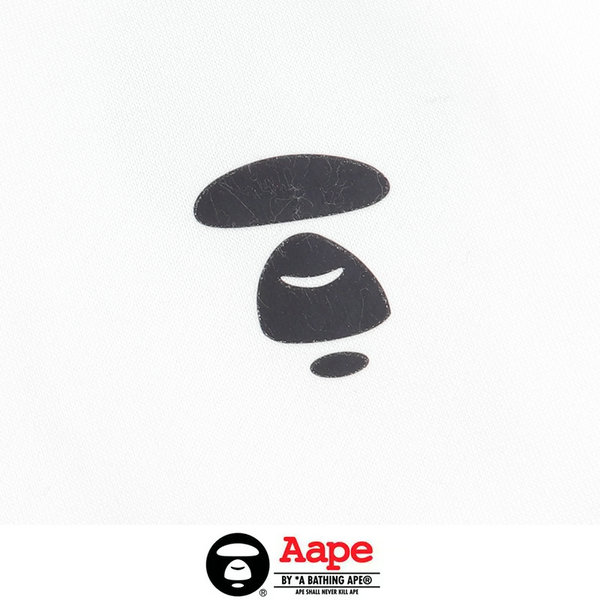 IMG 9039 3.JPG - AAPE 胸前小LOGO反光印花印花衛衣 男女同款 黑/白#好穿透氣